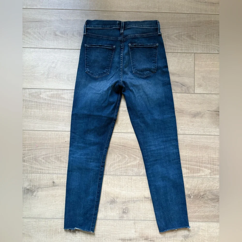 Agolde Sophie Mid-Rise Ankle Crop Dark Blue Jeans Size 27 - Picture 9 of 9